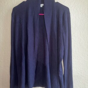 Madison Blue Cardigan Sweater Shawl Collar